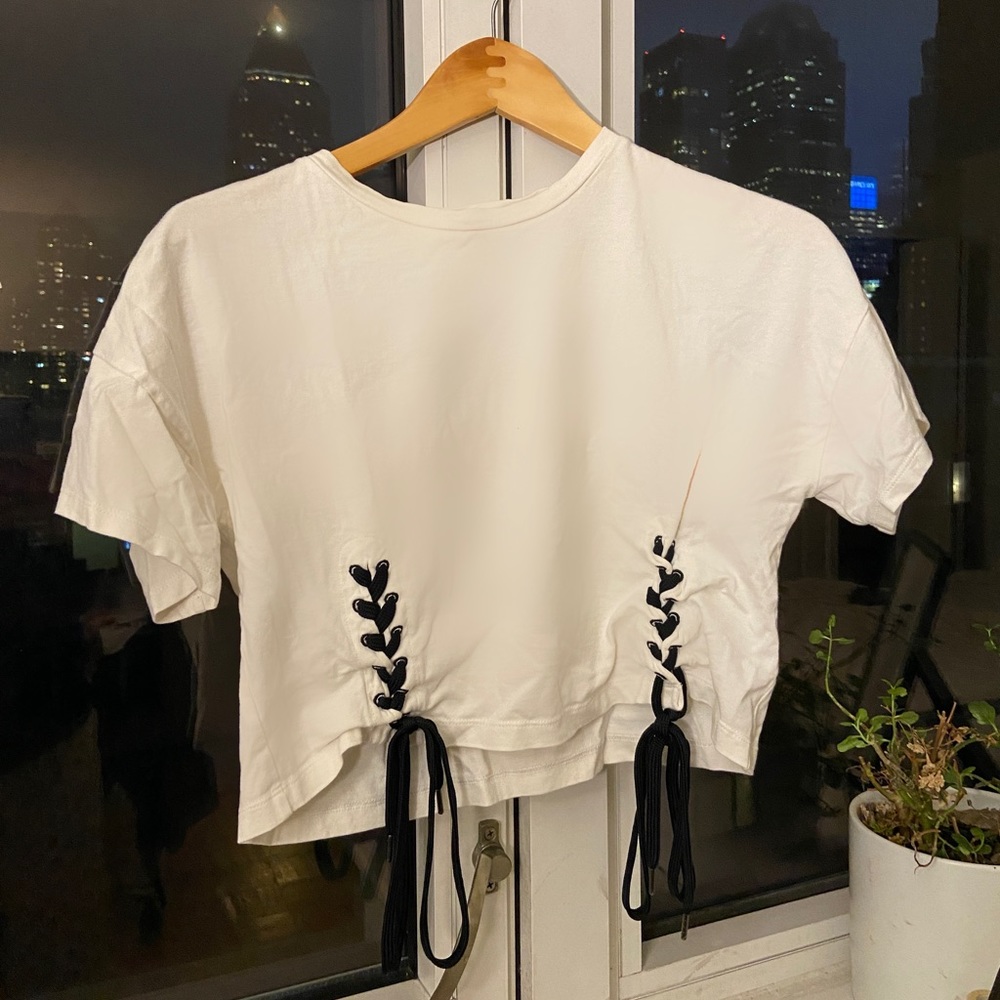 White Crop Top